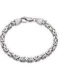 silver modern armband Königskette