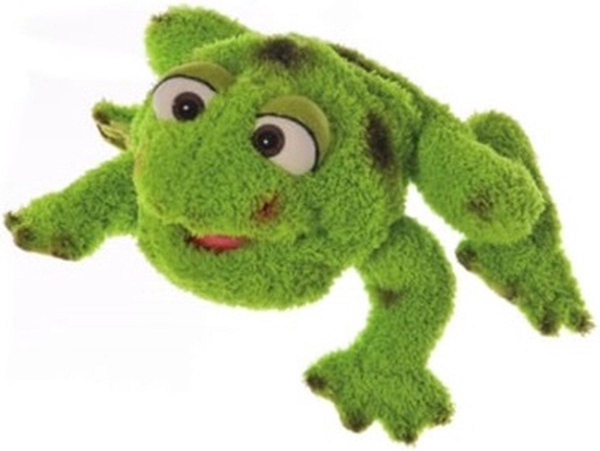 Living puppets gmbh living puppets glove puppet 25cm frog rolf green