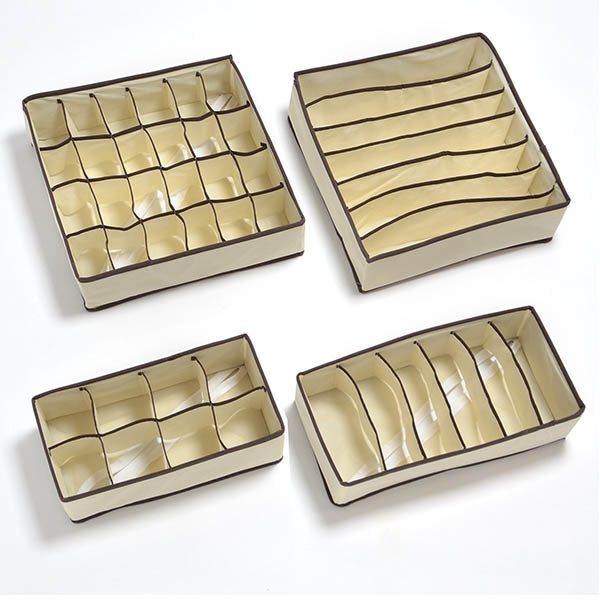 4-teiliges Unterwäsche-Organizer-Set