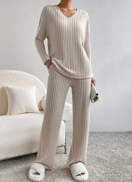 Freizeit-Loungewear-Set, 2-teilig