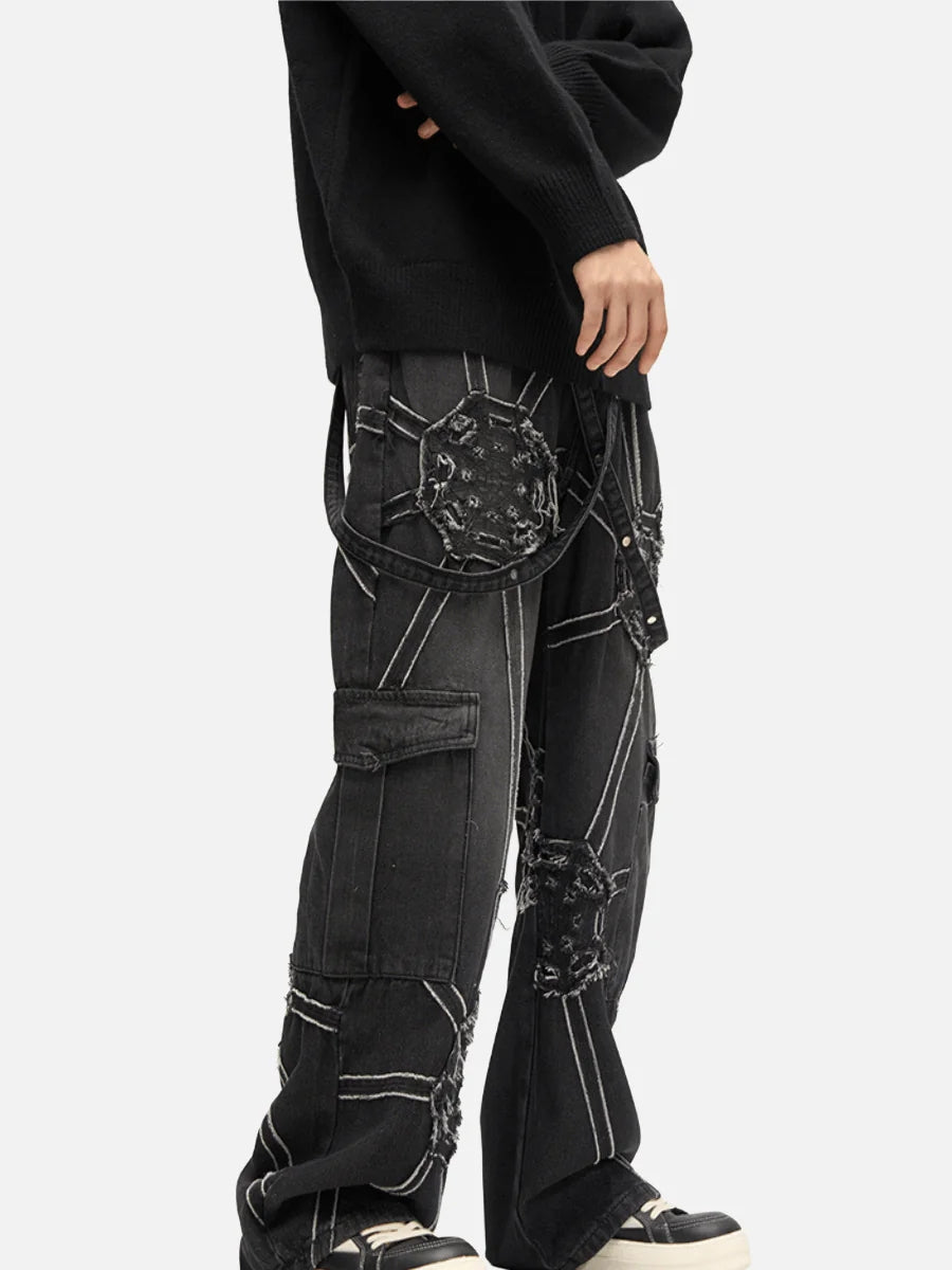 Spinnen-Jeanshose