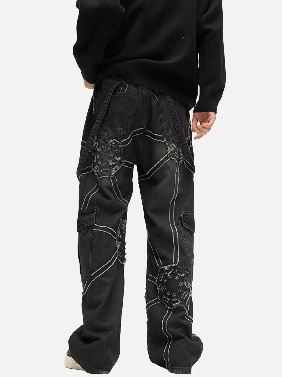 Spinnen-Jeanshose