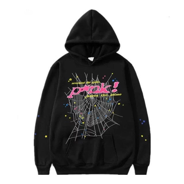 Spinnen-Buchstaben-Prints Hoodies