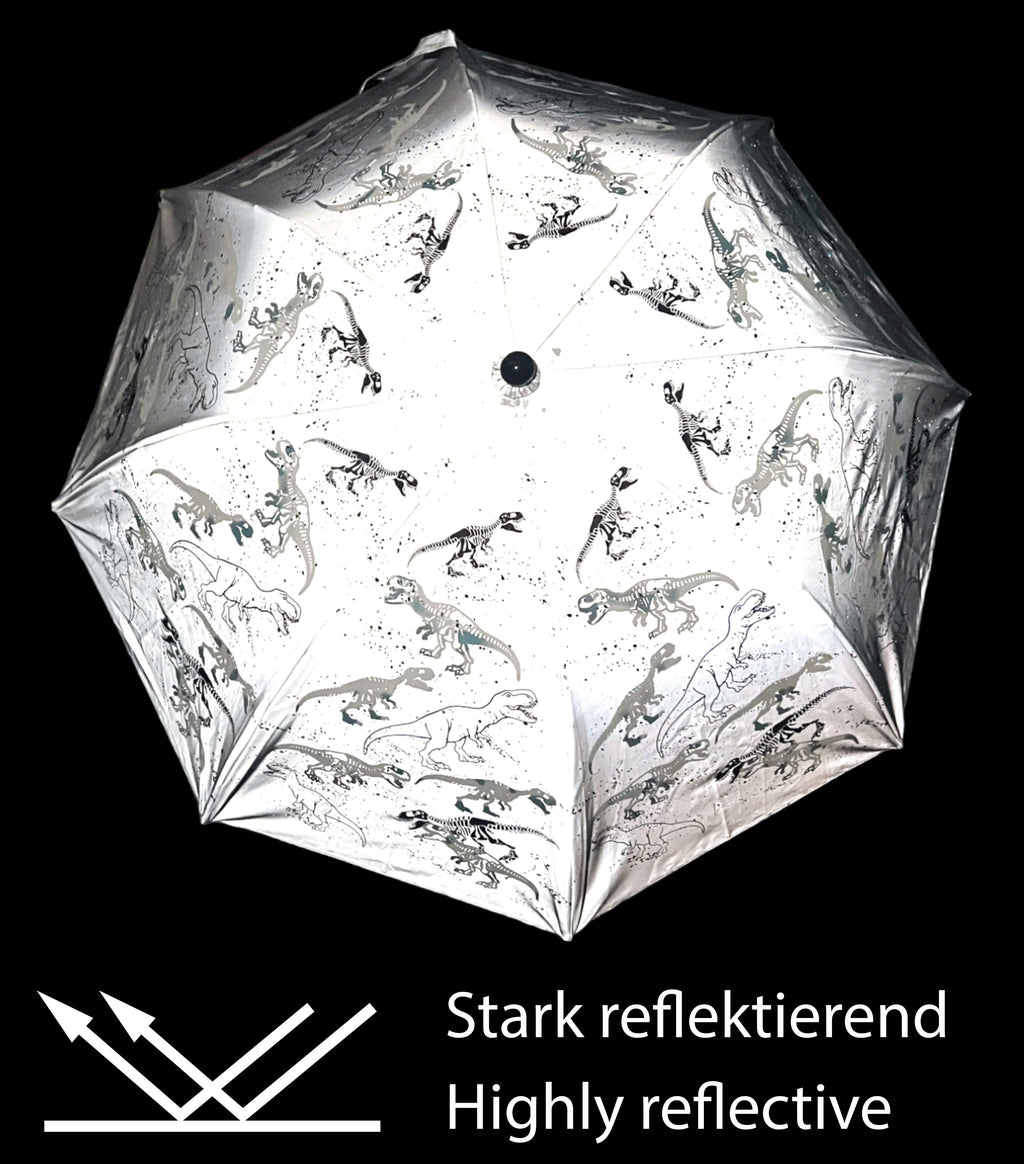 Magic Reflektor Regenschirm Dinosaurier