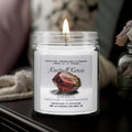 CREATIVITY & CONFIDENCE - Carnelian Crystal Scented Candle - Bergamot | Cashmere - Healing Candle, Gemstones, Reiki, Crystal, Stone, Healing, Cleansing, Meditation, Gift