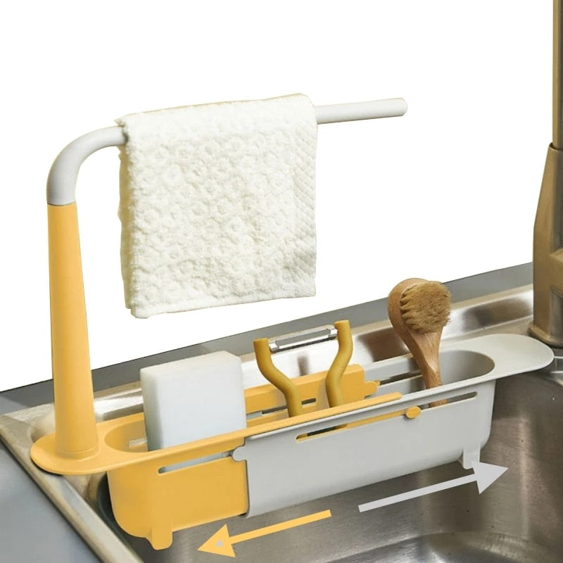 Teleskop-Spülbeckenhalter-Organizer