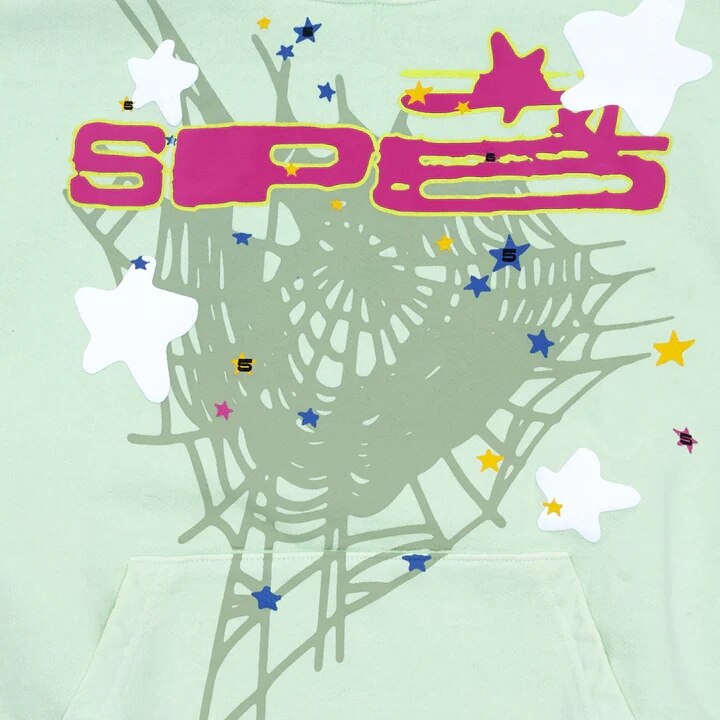 Spinnen-Buchstaben-Prints Hoodies