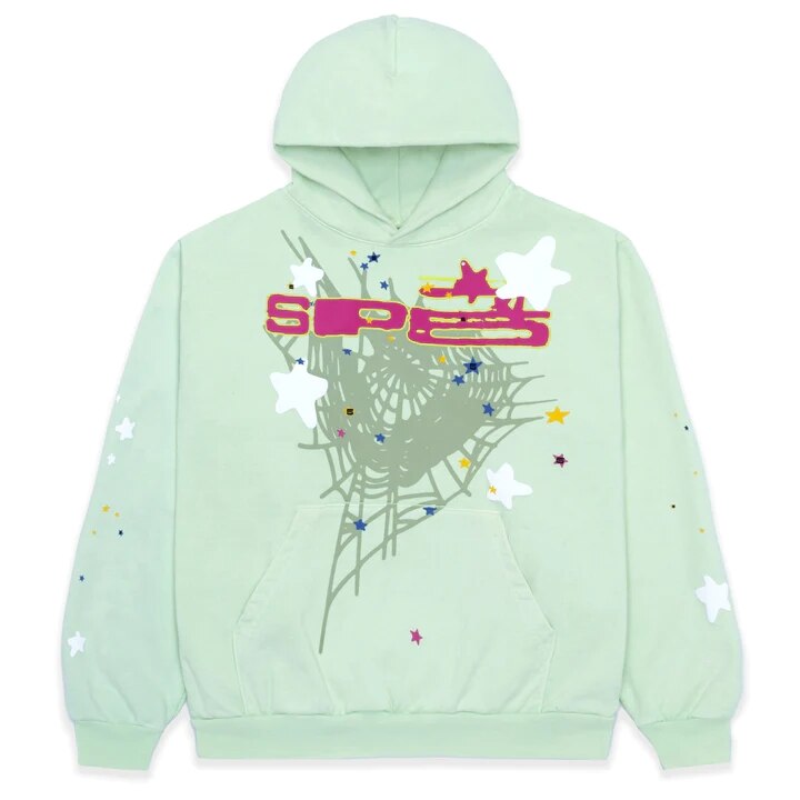 Spinnen-Buchstaben-Prints Hoodies
