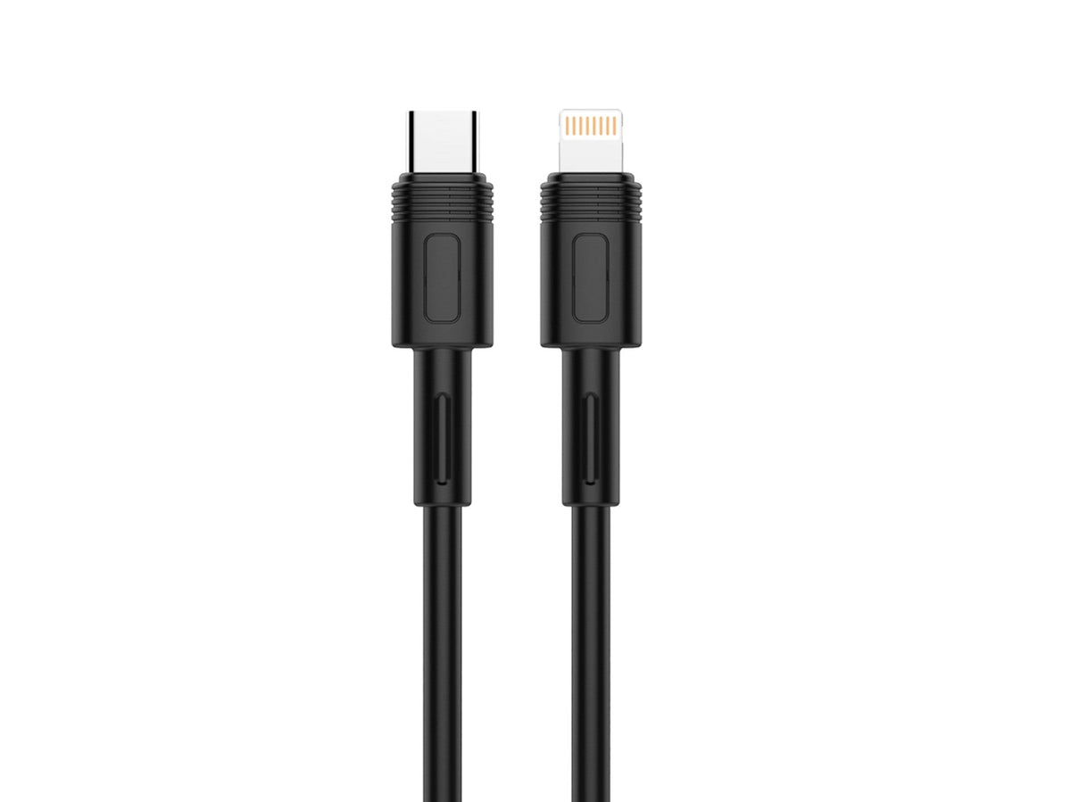 Techancy Cabo Pd De Carregamento Rápido Preto 1,5 M TB1772, Usb C Para Porta Lightning Carregamento Rápido De 30 W