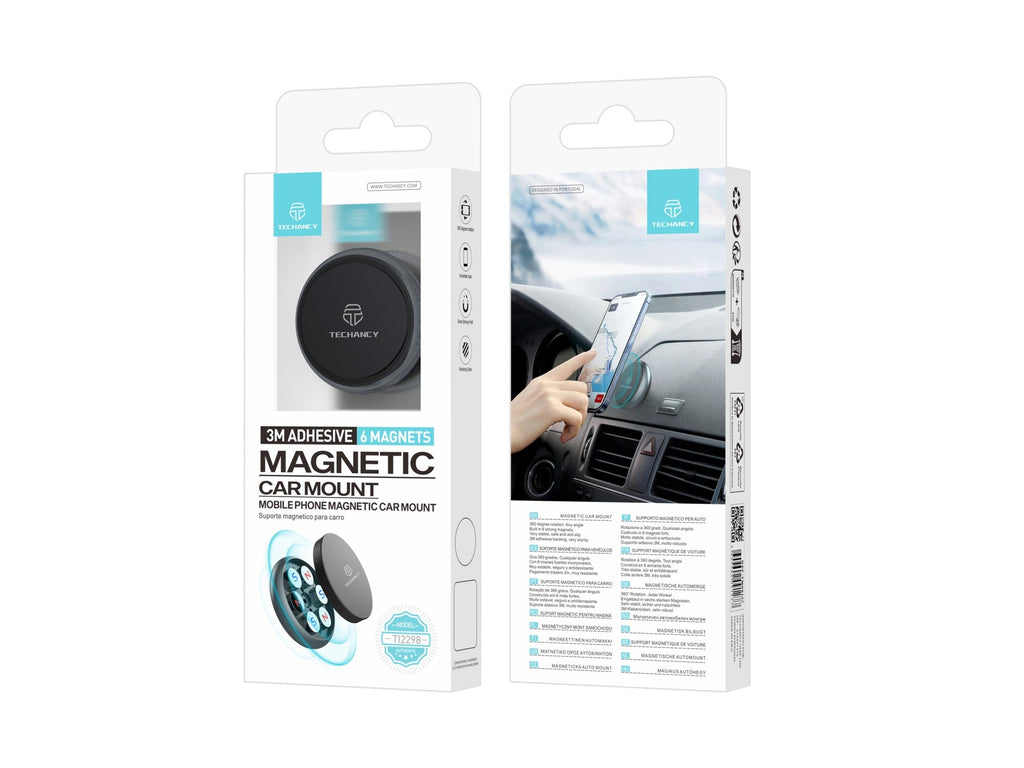 Techancy Magnetische Handyhalterung fürs Auto Ti2298, fester Halt, starke stabile magnetische Adsorption von Mobiltelefonen