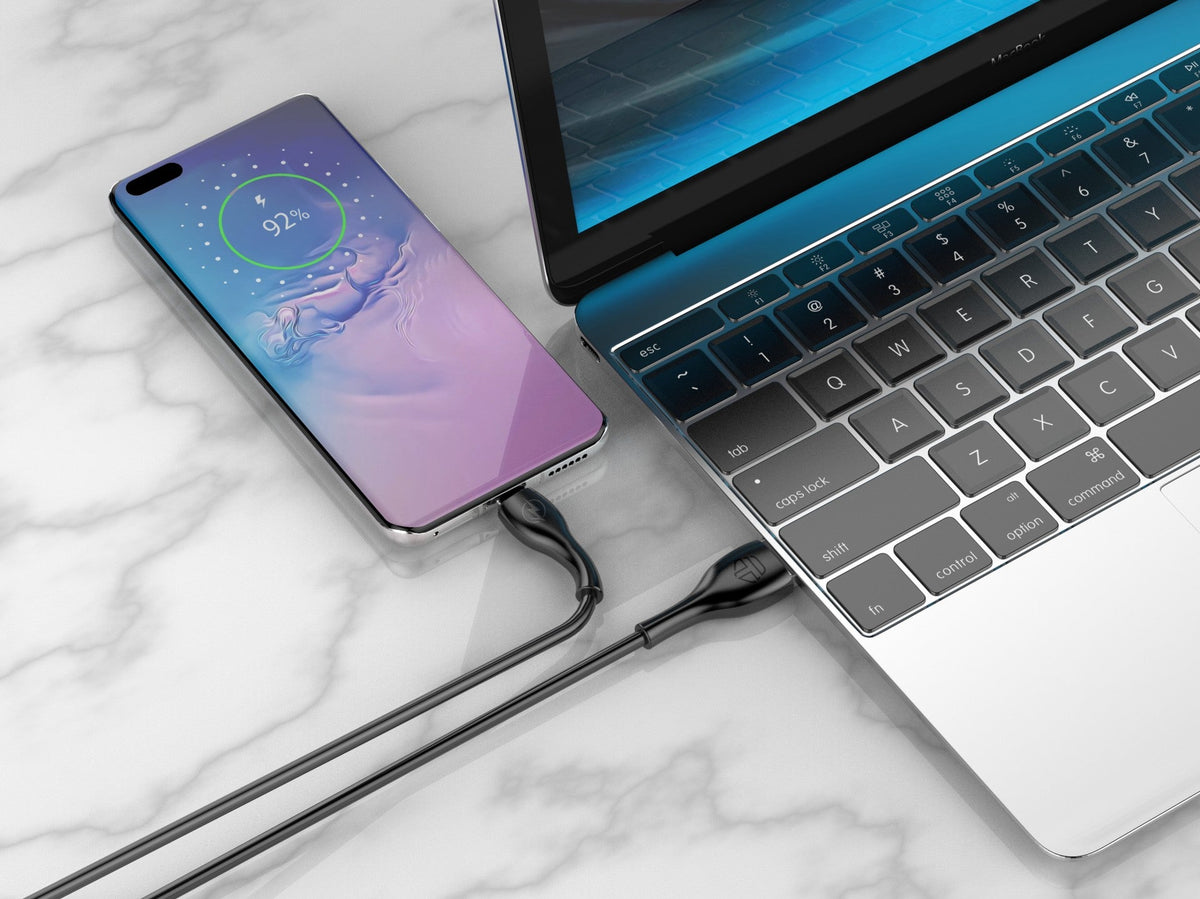 Techancy Datenkabel Schnell 3a TB1673, USB-IP8/X/11-14 Stecker, 1 Meter Länge für Datenübertragung, Schwarz