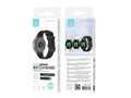 Techancy 22mm Schwarzes Smartwatch Armband KC2120, Kompatibel mit Samsung Galaxy Watch/Huawei Watch