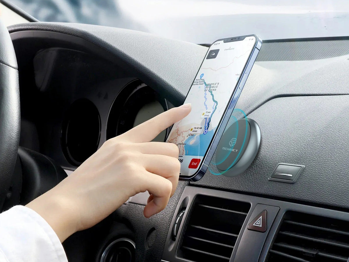 Techancy Suporte Magnético Para Telemóvel De Automóvel Ti2298, Adesão Firme, Forte Adsorção Magnética Estável De Telemóveis