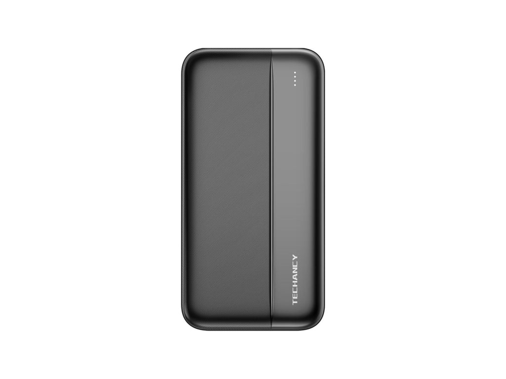 Techancy Power Bank 10000mAh Schwarz TF2776, schnelles Aufladen mit PD20W für Smartphones, Tablets und mehr!