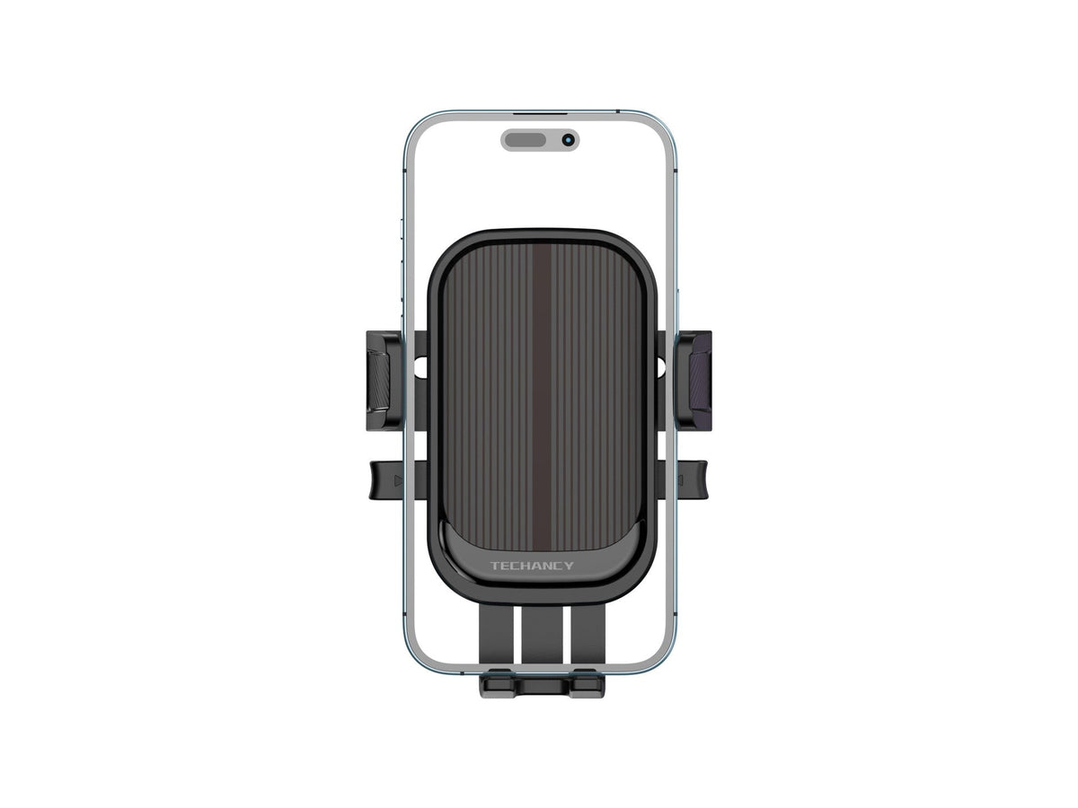 Techancy Suporte Para Telemóvel Para Automóvel Ti2318 Preto, 4,0-7,2 Polegadas, Suporte Para Ventosa, Bloqueio Com Um Toque