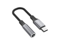 Techancy TV3755 Audio-Adapter, USB-C auf 3,5-mm-Kopfhöreranschluss, DSP-Chip, kompatibel mit Samsung/Huawei/Xiaomi