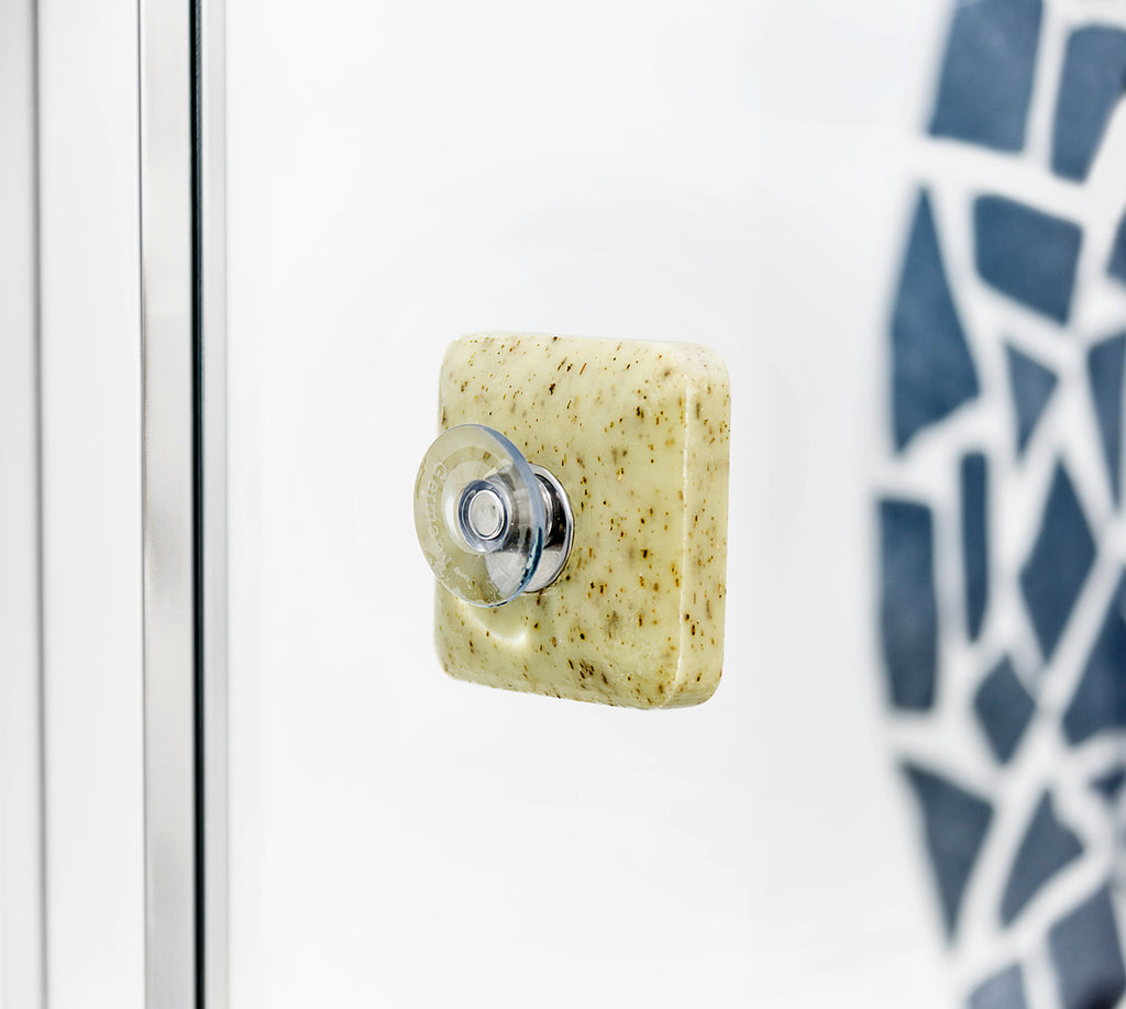 SAVONT Original Magnethalter für Seifen | Immer trocken & sauber | Seifenhalter für Dusche oder Waschbecken