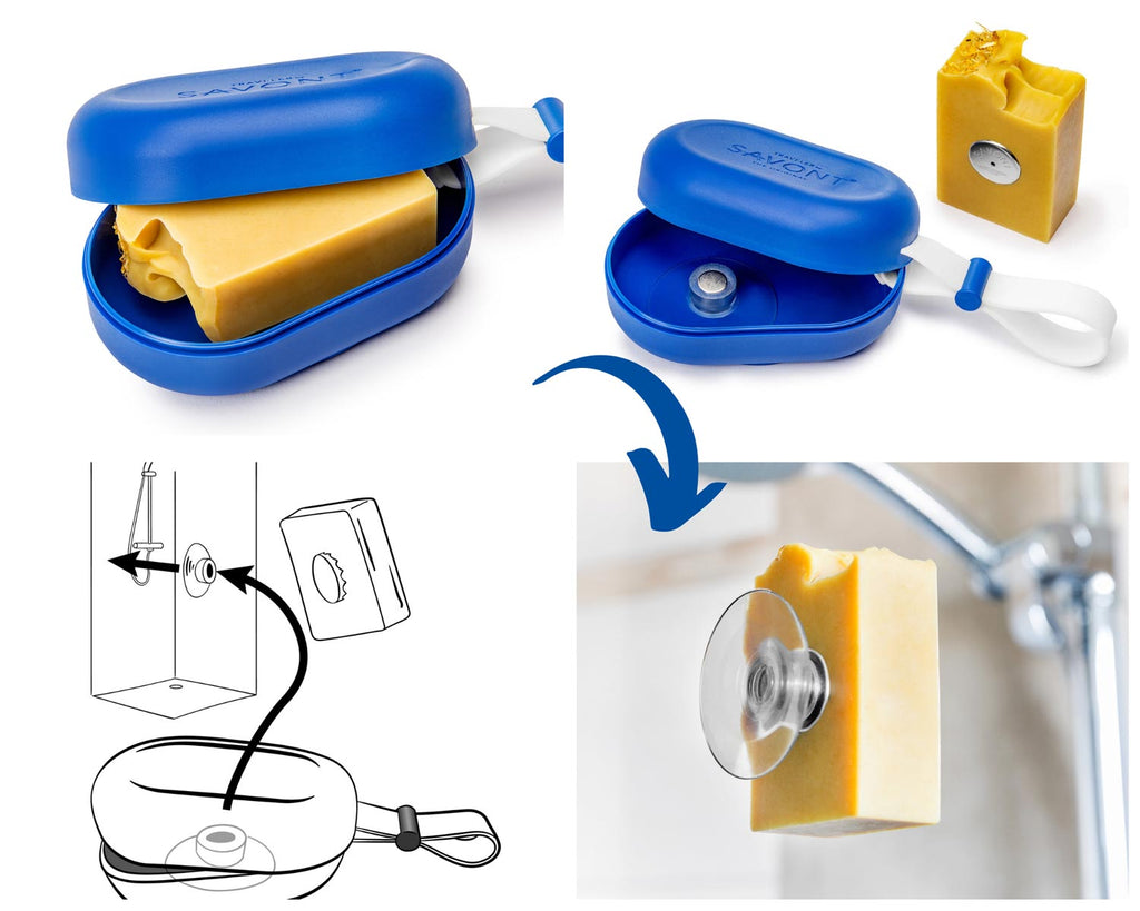 SAVONT Original Traveler Seifendose | Immer trocken & sauber | Seifendose