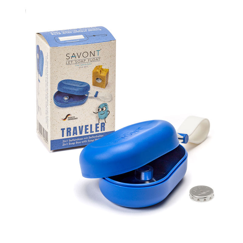 SAVONT Original Traveler Seifendose | Immer trocken & sauber | Seifendose