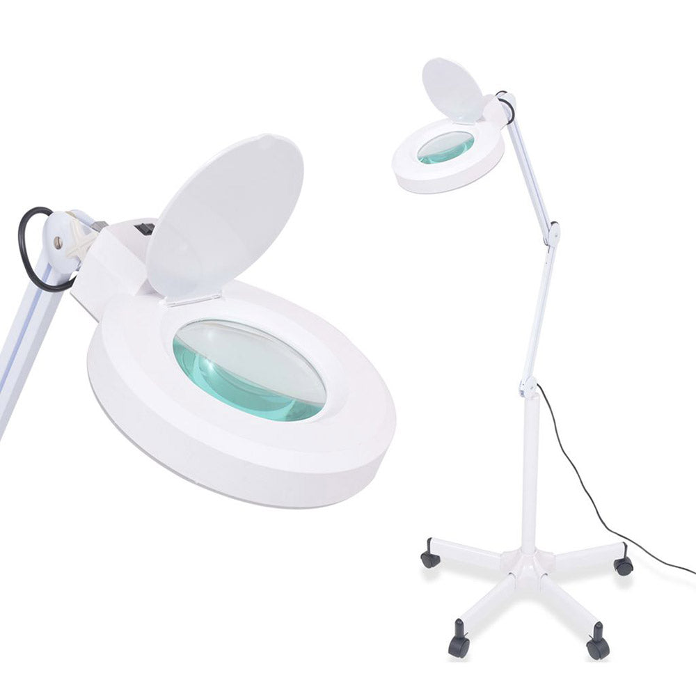 Illuminated cosmetic stand